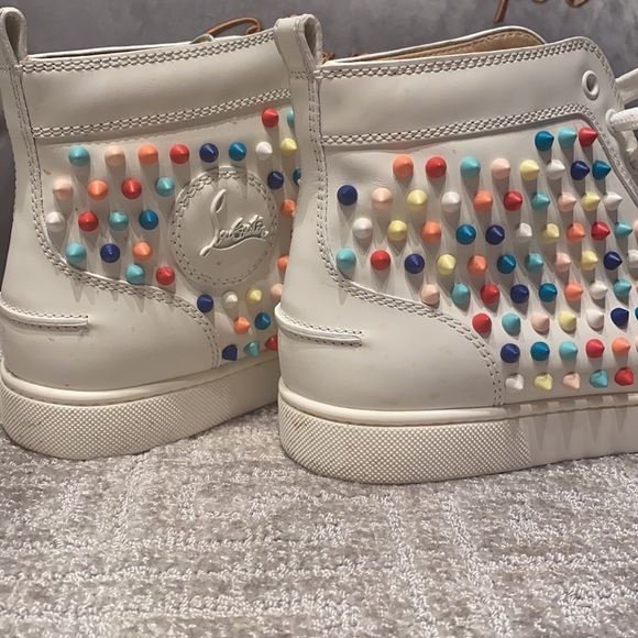 Christian Louboutin studded candy sneakers (40) - Picture 4 of 11
